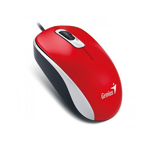 Mouse inalambrico Genius DX-110 USB Rojo GENIUS Caja de Carton x 1 Und El Mouse inalambrico Genius DX-110 USB Rojo está diseñado para ofrecer una experiencia superior en cada uso. Fabricado con materiales resistentes, combina rendimiento, durabilidad y un diseño atractiv