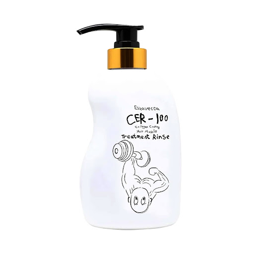 Acondicionador Elizavecca Cer100 Collagen Coating Hair A Muscle Treatment Rinse Frasco x 500 ml