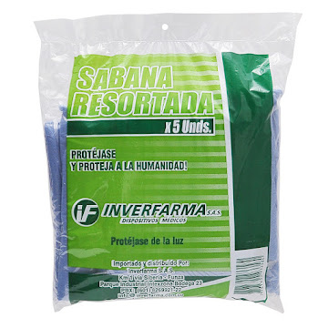 Sábana Inverfarma Resortada x 5 und  
