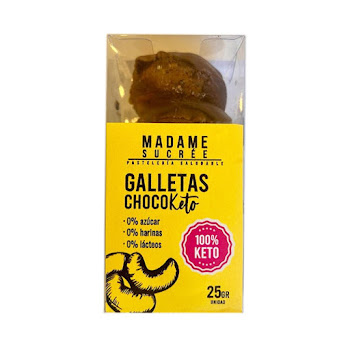 Galletas Madame Sucrée Choco Keto x 150 gr  