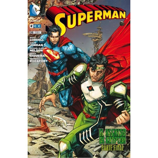 Superman No. 26 Generico Libro x 1.0 SUPERMAN NÚM. 26   El Oráculo arrastró a Superman al espacio para reunirlo con su prima Kara (Supergirl) y con el clon conocido como Superboy. La entidad cósmica les reveló que El había regresado al p