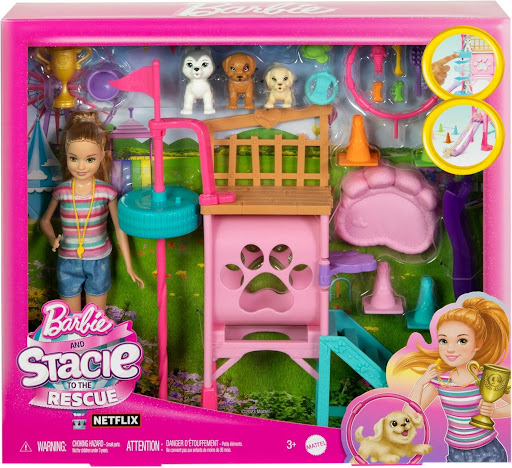 Muñeca Barbie Stacie Al Rescate Entrenadora De Cachorritos Barbie  x 1 