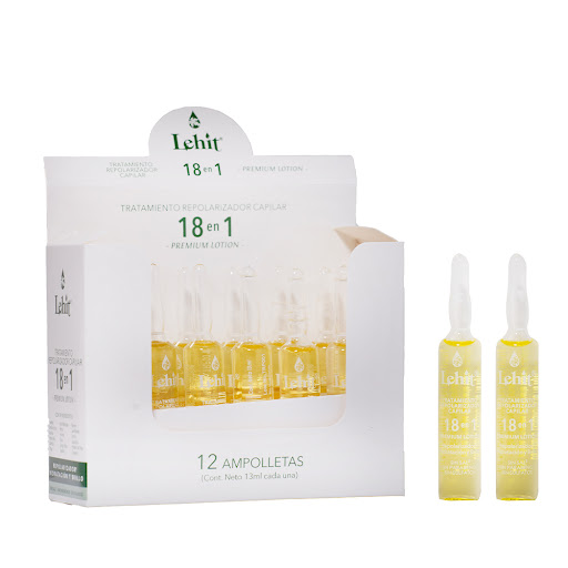 Ampolleta Lehit Tratamiento Hidrofluido 18 En 1 Repolarizador x 13 ml