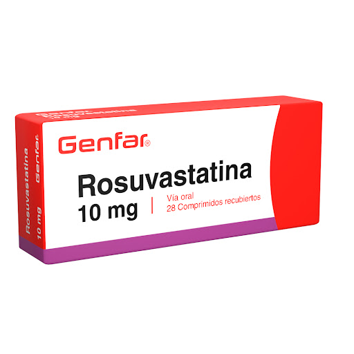 Rosuvastatina 10 mg Genfar Caja x 28 Comprimidos