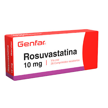 Rosuvastatina 10 mg Genfar Caja x 28 Comprimidos  