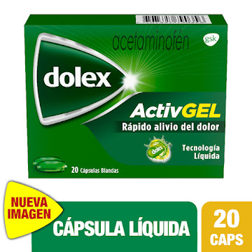 Dolex Activgel 500 mg Caja x 20 Cápsulas undefined