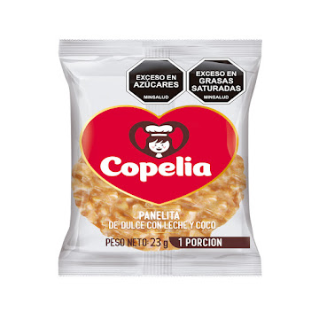 //PANELITAS COPELIA  AREQUIPE Y COCO PAQUETE X1UND. X23G.                 