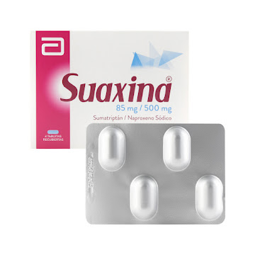 SUAXINA 80/500MG TABLETAS CAJA X4 TAB. LAFRANCOL ABBOTT SUMATRIP NAPRO  