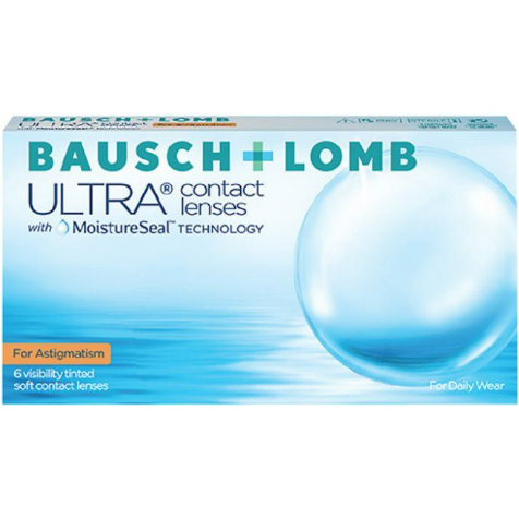 Lente de Contacto Ultra For Astigmatism 000 -0.75 180 Caja x 6 Lentes  