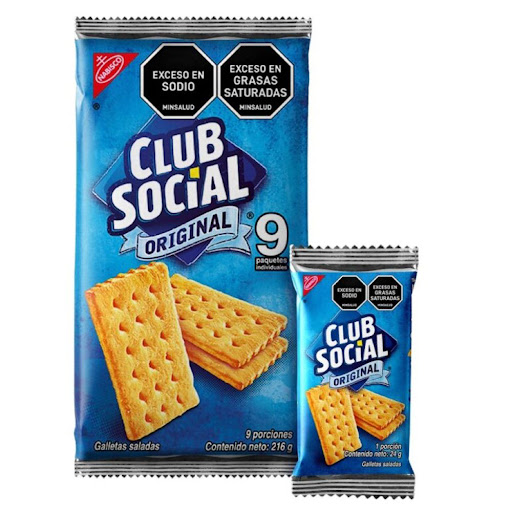 Galletas Club Social   Original Paquete x 9 und