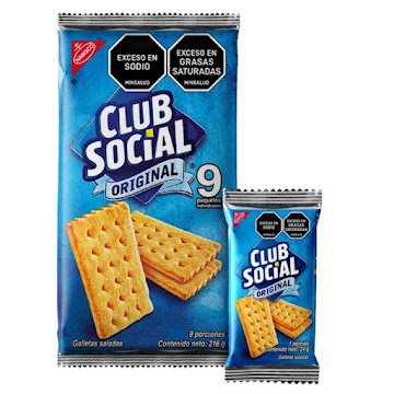 Galletas Club Social   Original Paquete x 9 und  