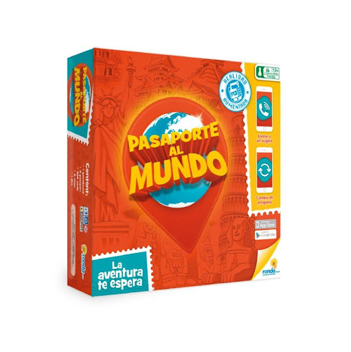 Juegos de Mesa Pasaporte Al Mundo 10 Ronda Ronda Caja x 1 Conoce los lugares más interesantes del planeta y demuestra que eres un verdadero viajero. La aventura te espera