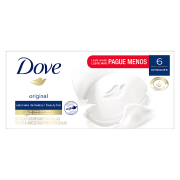 Jabón Dove En Barra 90gr Caja x 6 und  