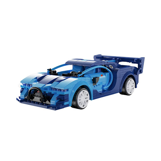 Bloques de Construcción CaDA STEM Carro Deportivo de Carreras Azul CaDA Caja x 1 Haz que tus ladrillos se muevan: Ħla combinación perfecta de juguetes de construcción y autos de control remoto! - El auto deportivo a control remoto azul de CADA, ahora con detalles realistas, por lo