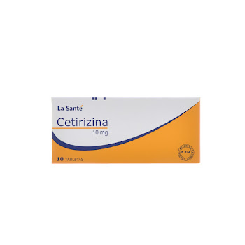 Cetirizina La Santé 10Mg Tabletas Caja X10Tab.                          