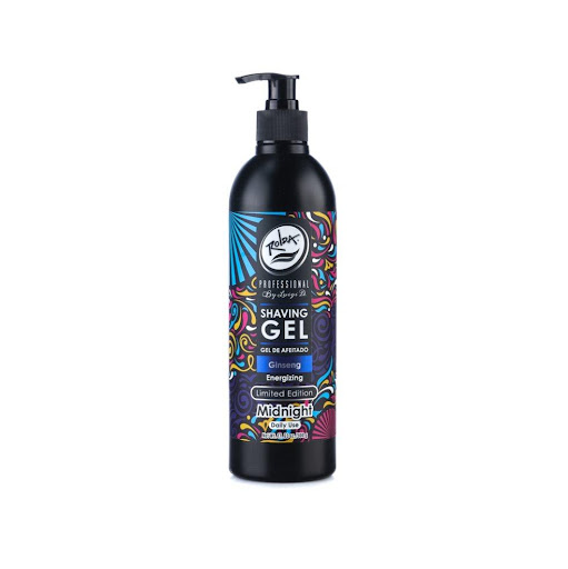 Gel de afeitar con Ginseng - Restaura e hidrata - Rolda - Fragancia exclusiva - 500g Rolda Frasco x 1 Gel de Afeitado Midnight: fórmula transparente con ginseng para un afeitado suave y preciso. Hidrata, protege y tonifica la piel, ayudando a prevenir el envejecimiento. Ideal para piel sensible, con f