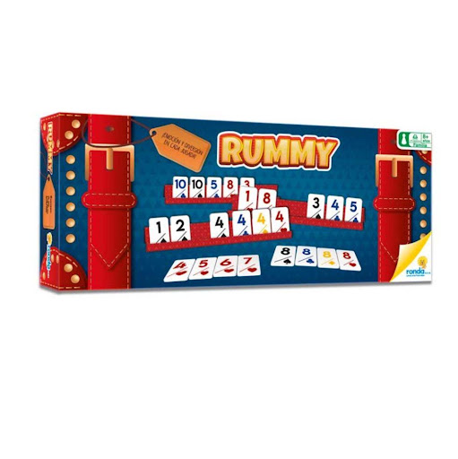 Juegos de Mesa Rummy Carton Ronda Ronda Caja x 1 Emoción y diversión en cada Jugada. Arma tríos o escaleras y colócalas sobre la mesa; quien termine primero con sus fichas será el ganador.