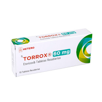Torrox Etoricoxib 60mg Caja x 10 Tabletas  