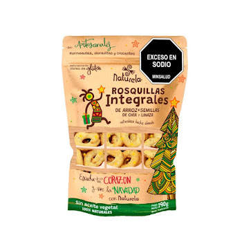 Rosquillas Naturela De   Chia Linaza x 190 gr  