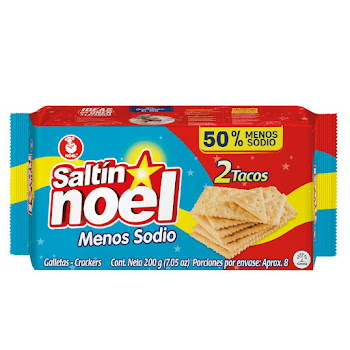Galleta Saltín Noel Sin   Sodio Paquete x 200 gr  