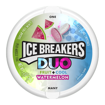 //Mentas ICE Breakers Duo Sandia x 36Gr  