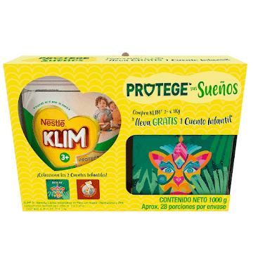 Alimento Lácteo Klim 3+ DHA x 1000 gr + 1 Cuento Infantil undefined