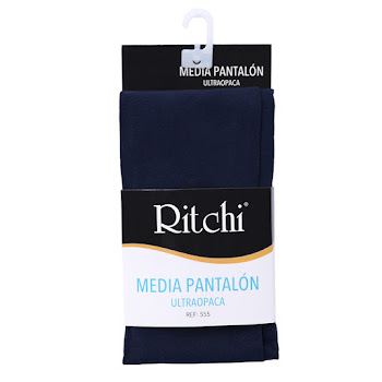 Medias Ritchi Pantalón Ultra Opaca Talla L Azul Oscuro x 1 und  