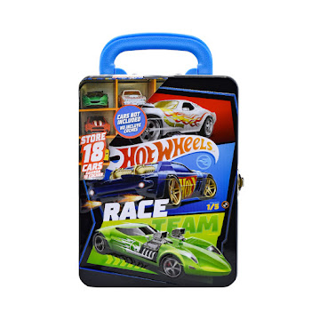 Caja Estuche Hot Wheels Metalica Negra x 1 und  