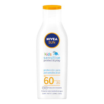 Protector solar NIVEA SUN Kids Pure & Sensitive FPS60 UVA+UVB x125Ml    