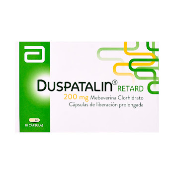 Mebeverina Clorhidrato 200 mg Duspatalin Retard Abbott Caja x 10 Cápsulas  