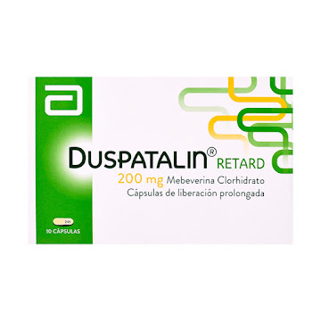 **Duspatalin Retard 200mg Mebeverina Clorhidrato Abbott Caja x 10 Capsulas   