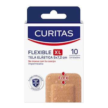 Tela Elástica Curitas Flexible Xl Impermeables Caja x 10 und  