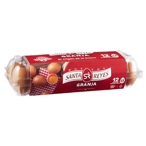 Huevos Santa Reyes Aa Rojo x 12 und