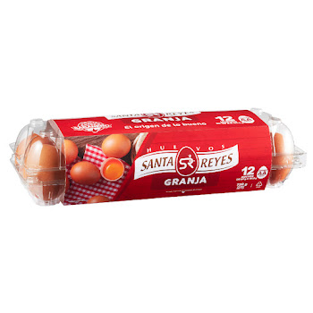 Huevos Santa Reyes Aa Rojo x 12 und  