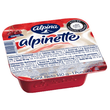 Alpinette Alpina Sabor   Cereza x 140 gr 