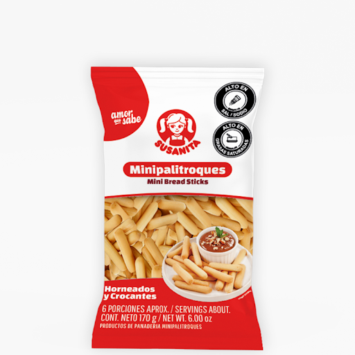 Minipalitroques   Susanitas Paquete x 170 gr