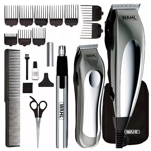 Kit Maquina de Cortar Cabello Profesional + Accesorios WAHL Unidad x 1 