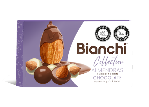 Chocolate Bianchi Almendras Surtidas x 132 gr