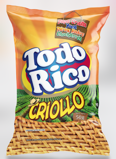 Pasabocas Todo Rico Criollo x 50 gr