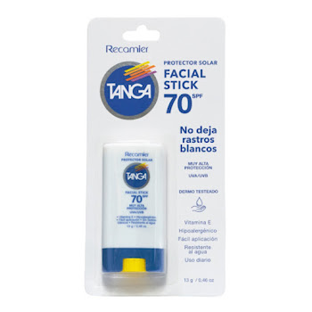 Bloqueador Facial Tanga Spf70 Barra x 13 gr  