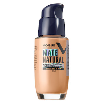 Base Líquida Vogue Mate Natural Tono Desierto En Vidrio x 30 ml  