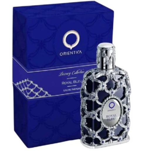 ORIENTICA LUXURY COLLECTION ROYAL BLEU 80 ML ORIENTICA ORIENTICA LUXURY COLLECTION ROYAL BLEU 80 ML x 80 ML Fragancia de la familia olfativa para Hombres y Mujeres. Esta fragrancia es nueva. Royal Bleu se lanzó en 2022. Las Notas de Salida son manzana verde, lavanda, mandarina, bergamota y pimienta; las Not