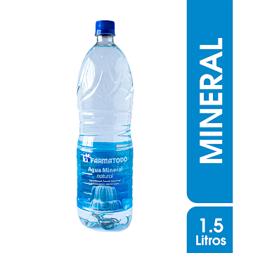 Agua Manantial 100% Mineral Natural Farmatodo x 1.5 lt  
