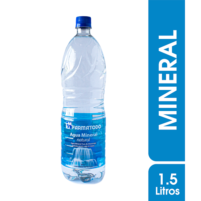 Agua Manantial 100% Mineral Natural Farmatodo x 1.5 lt  
