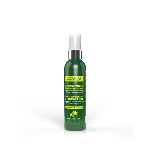 Tónico Equilibrante e Hidratante Cymbopogon Citratus LOSANIKA 120ml x 1 Tónico herbal que refresca y equilibra la piel. Con limoncillo, isoflavonas de soya y extractos naturales, ayuda a mantener el pH cutáneo, hidrata y reduce la apariencia de sensibilidad y poros. Deja 