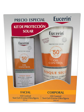 Kit Protección Solar Eucerin Facial Oil Control x 50 ml + Corporal Oil Control x 200 ml undefined