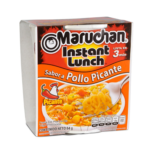 Sopa Instantánea   Maruchan Sabor A Pollo Picante Vaso x 64 gr