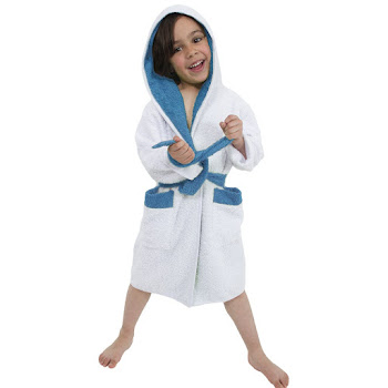 Solo Online Toalla La Casita Bata   De Bano Infantil Dinnamo Azul Talla 6X1 Unidad 