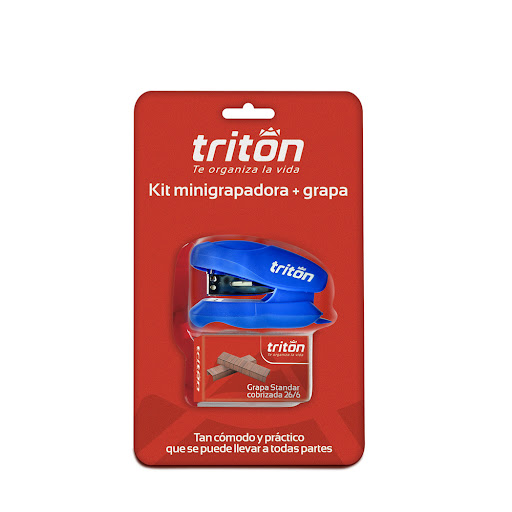 Grapadora Mini Triton Kit Con Grapa x 1 und