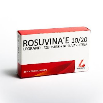Rosuvina E Ezetimibe + Rosuvastatina 10/20mg Legrand Caja x 28 Tabletas  